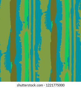 Grunge Background with Stripes. Painted Lines. Texture with Vertical Brush Strokes. Scribbled Grunge Pattern for Sportswear, Fabric, Cloth. Trendy Vector Background