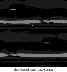 Grunge Background with Stripes. Painted Lines. Texture with Horizontal Brush Strokes. Scribbled Grunge Motif for Sportswear, Fabric, Cloth. Trendy Vector Background