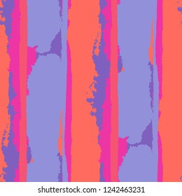 Grunge Background with Stripes. Painted Lines. Texture with Vertical Brush Strokes. Scribbled Grunge Rapport for Sportswear, Paper, Cloth. Rustic Vector Background