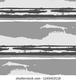 Grunge Background with Stripes. Painted Lines. Texture with Horizontal Brush Strokes. Scribbled Grunge Rapport for Linen, Fabric, Wallpaper. Trendy Vector Background with Stripes