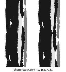 Grunge Background with Stripes. Painted Lines. Texture with Vertical Brush Strokes. Scribbled Grunge Rapport for Sportswear, Paper, Cloth. Rustic Vector Background with Stripes