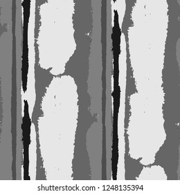 Grunge Background with Stripes. Painted Lines. Texture with Vertical Dry Brush Strokes. Scribbled Grunge Pattern for Linen, Fabric, Textile. Retro Vector Background