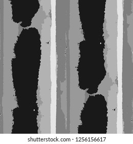 Grunge Background with Stripes. Painted Lines. Texture with Vertical Brush Strokes. Scribbled Grunge Motif for Sportswear, Fabric, Cloth. Trendy Vector Background with Stripes