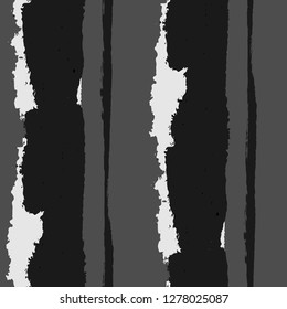Grunge Background with Stripes. Painted Lines. Texture with Vertical Dry Brush Strokes. Scribbled Grunge Pattern for Sportswear, Fabric, Wallpaper. Trendy Vector Background with Stripes