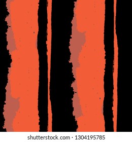 Grunge Background with Stripes. Painted Lines. Texture with Vertical Brush Strokes. Scribbled Grunge Rapport for Cloth, Fabric, Textile. Retro Vector Background