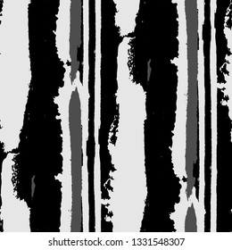 Grunge Background with Stripes. Painted Lines. Texture with Vertical Dry Brush Strokes. Scribbled Grunge Pattern for Sportswear, Fabric, Cloth. Rustic Vector Background with Stripes