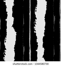 Grunge Background with Stripes. Painted Lines. Texture with Vertical Brush Strokes. Scribbled Grunge Motif for Sportswear, Paper, Cloth. Retro Vector Background