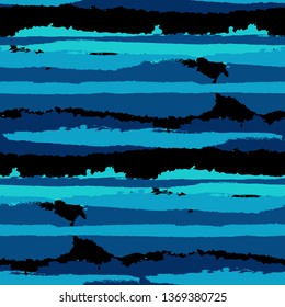 Grunge Background with Stripes. Painted Lines. Texture with Horizontal Brush Strokes. Scribbled Grunge Rapport for Cloth, Fabric, Textile. Retro Vector Background