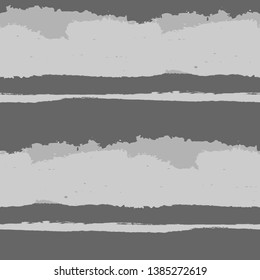 Grunge Background with Stripes. Painted Lines. Texture with Horizontal Dry Brush Strokes. Scribbled Grunge Rapport for Cloth, Swimwear, Textile. Retro Vector Background