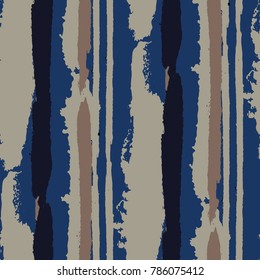 Grunge Background with Stripes. Painted Lines. Texture with Vertical Brush Strokes. Scribbled Grunge Rapport for Sportswear, Fabric, Wallpaper. Rustic Vector Background