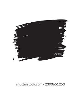 plantilla de fondo de fondo. Golpe de pincel dibujado a mano aislado sobre fondo blanco. Plantilla para texto