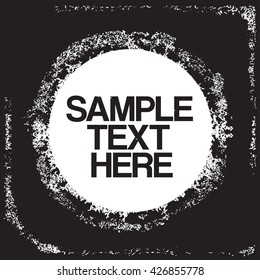 Grunge Background Template : Vector Illustration