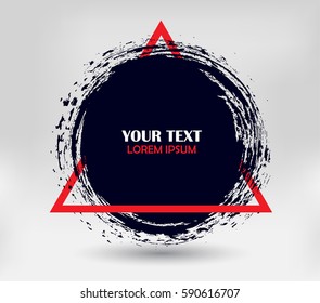 Grunge Background Template.Vector Grunge Banner.