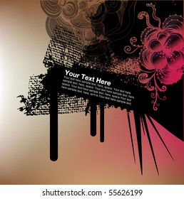 grunge background for text