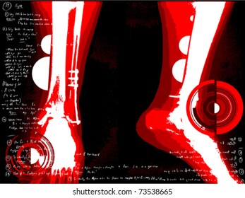 Grunge background for text