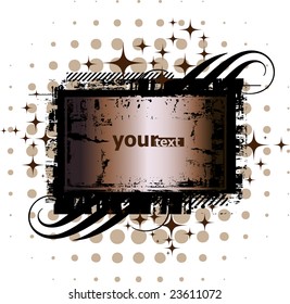 grunge background for text (vector)