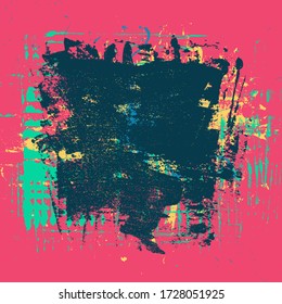 Grunge Background Texture Abstract Colorful Modern Style Splatter Scratch