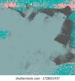 Grunge Background Texture Abstract Colorful Modern Style Splatter Scratch