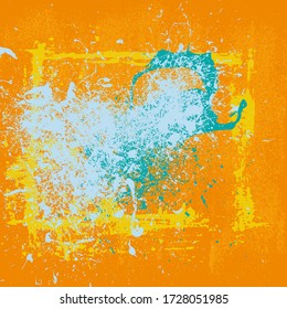Grunge Background Texture Abstract Colorful Modern Style Splatter Scratch