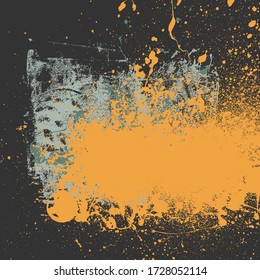 Grunge Background Texture Abstract Colorful Modern Style Splatter Scratch