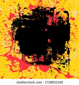 Grunge Background Texture Abstract Colorful Modern Style Splatter Scratch