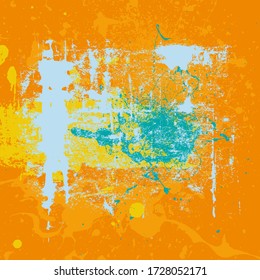 Grunge Background Texture Abstract Colorful Modern Style Splatter Scratch
