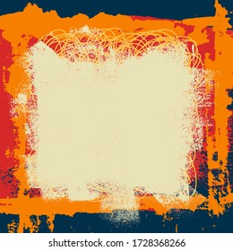 Grunge Background Texture Abstract Colorful Modern Style Splatter Scratch