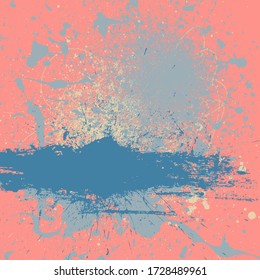 Grunge Background Texture Abstract Colorful Modern Style Splatter Scratch