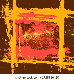 Grunge Background Texture Abstract Colorful Modern Style Splatter Scratch