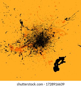 Grunge Background Texture Abstract Colorful Modern Style Splatter Scratch