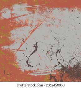 Grunge Background Texture Abstract Colorful Modern Style Splatter Scratch Effects