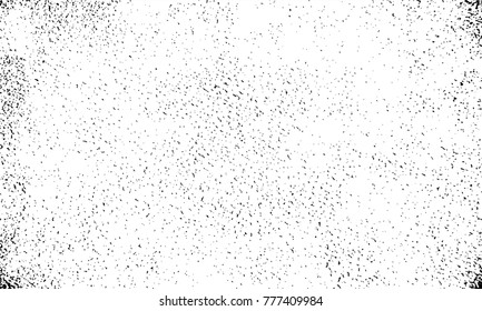 Grunge Background Texture. Abstract Seamless Noise. Black And White Urban Vector Scratches. Dark Messy Dust Background. Dotted, Vintage Grain and Transparent.