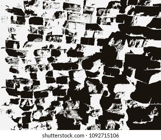 Grunge background. Texture with the effect of noise and grain. Vector illustration for a design surface.