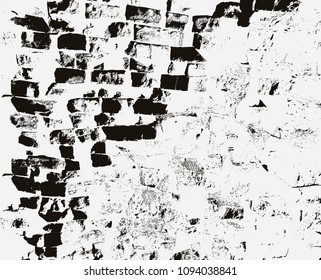 Grunge background. Texture with the effect of noise and grain. Vector illustration for a design surface.