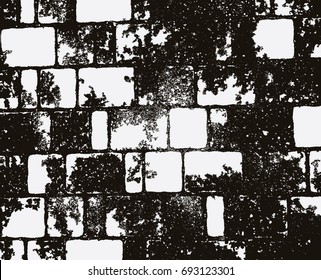 Grunge background. Texture with the effect of noise and grain. Vector illustration for a design surface.