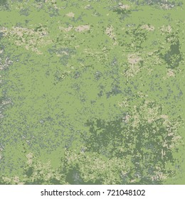 Grunge background texture in green color. Old textured wall