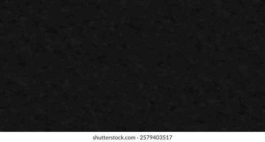 Grunge background with texture of rough distress effect. Black abstract seamless pattern for kitchen backsplash, interior decoration, plastic panel, granite tiles or stone wall. Vector illustration