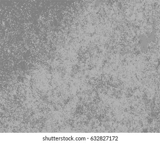 Grunge background texture. Vector illustration of gray cement or concrete.