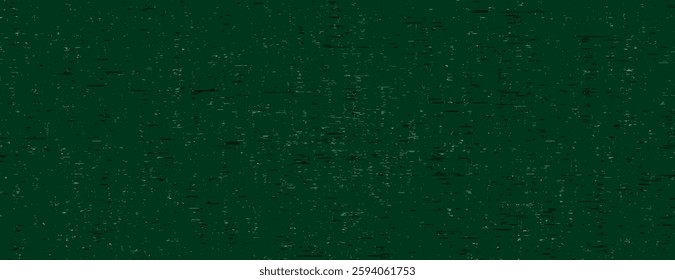 Grunge background with a textured, distressed style. Dark green background with subtle speckles, creating a rugged green appearance. Aesthetic background vector. Green background.