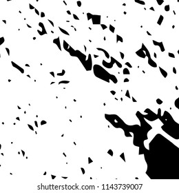Grunge Background. Trendy Black and White Backround for Print, Mobile and Web Applications. Halftone Vector Texture for your Design. 