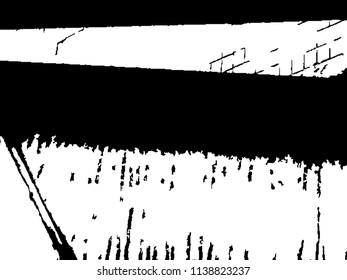 Grunge Background. Trendy Monochrome Backround for Card, Flyer. Halftone Vector Texture for your Design. 