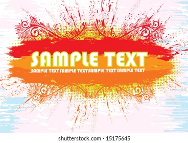 Grunge background. Vector.