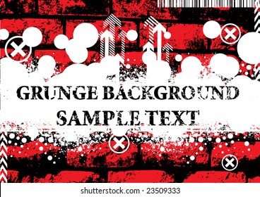 Grunge background. Vector.