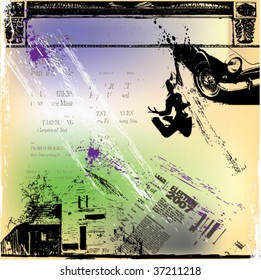 grunge background vector