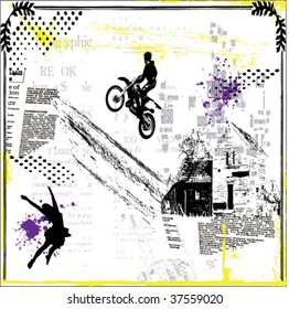 grunge background vector