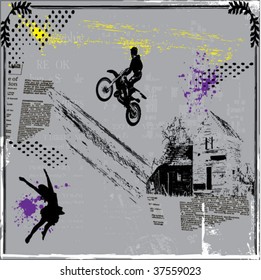 grunge background vector