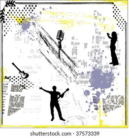 grunge background vector