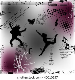 grunge background vector