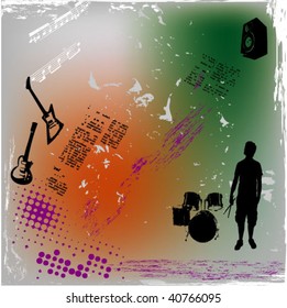 grunge background vector