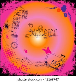 grunge background vector